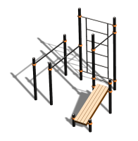 Спортивный комплекс воркаут ВС-98 в Казани Спортивный комплекс воркаут ВС-98 в Казани