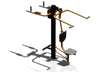 Уличный тренажер "Верхняя тяга Брусья Пресс" УТ339 в Казани