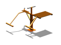 Уличный тренажер "Пресс Гиперэкстензия" УТ327 в Казани