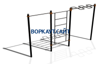 Спортивный комплекс воркаут ВС-129 в Казани Спортивный комплекс воркаут ВС-129 в Казани