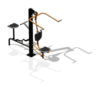 Уличный тренажер "Верхняя тяга Вело" УТ340 в Казани