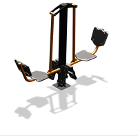 Уличный тренажер  "Жим ногами двойной"  УТ203 в Казани