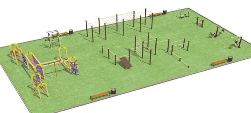 Проект спортивной площадки для любого возраста - 1 096 200 рублей. в Казани