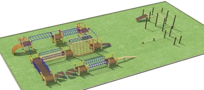 Проект спортплощадки с полосой препятствий - 1 178 100 рублей в Казани