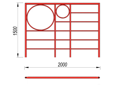 Шведская стенка с кольцами МАФ 3502 в Казани