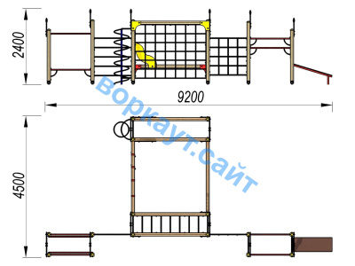 Детский спортивный комплекс ДСК 3102 в Казани