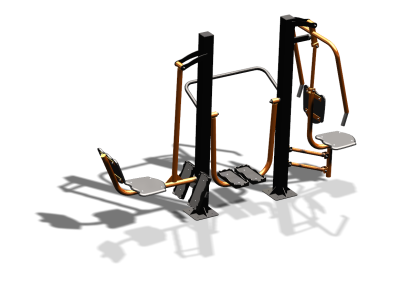 Уличный тренажер "Жим ногами Шагомер Жим от груди" УТ333 в Казани