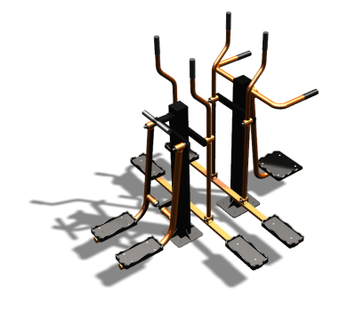 Уличный тренажер "Шпагат Маятник Лыжник двойной" УТ335 в Казани