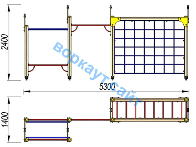Детский спортивный комплекс Атлет ДСК 3106 в Казани