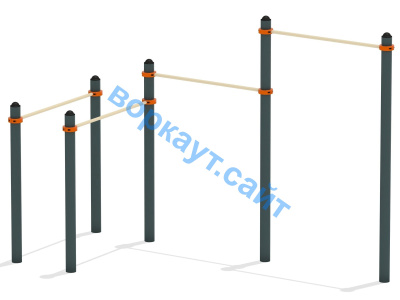 Турник двойной с брусьями ВС-17 в Казани