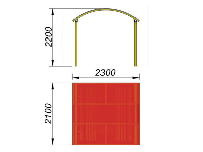 Навес судейский МАФ 4004 в Казани