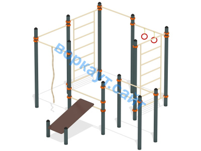 Спортивный комплекс воркаут ВС-47 в Казани