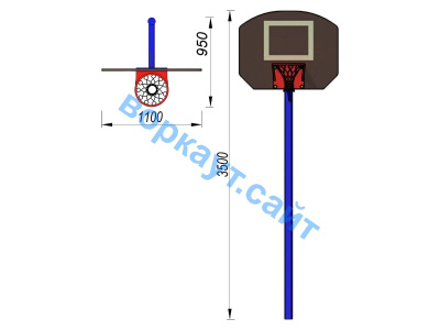 Баскетбольный щит СИО 3510 в Казани