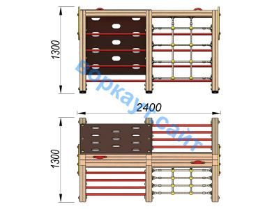 Детский спортивный комплекс ДСК 3203 в Казани