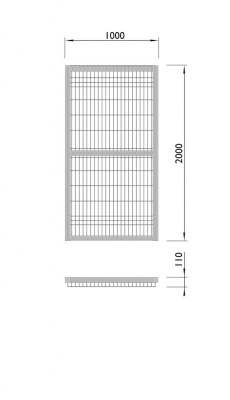 Калитка спортивной площадки МАФ 5105 в Казани