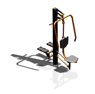 Уличный тренажер "Жим от груди Степпер" УТ342 в Казани