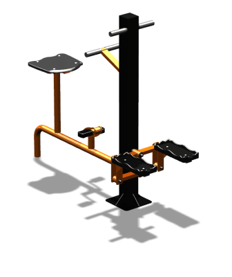 Уличный тренажер "Вело Степпер" УТ319 в Казани