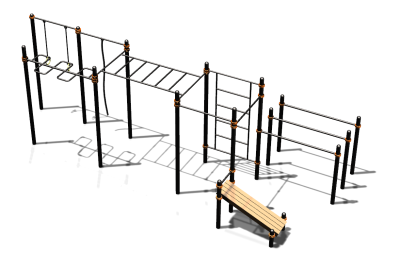 Спортивный комплекс воркаут ВС-77 в Казани