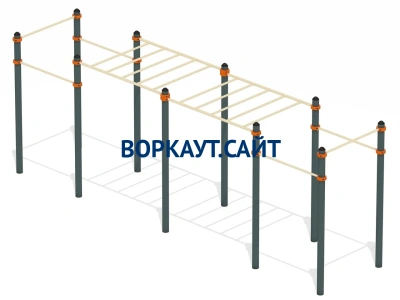 Воркаут рукоход с турниками ВС-23 в Казани