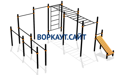 Спортивный комплекс воркаут ВС-109 в Казани