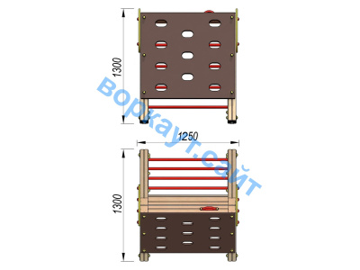 Детский спортивный комплекс ДСК 3202 в Казани
