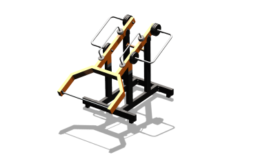 Силовой уличный тренажер  "Мультиштанга"  УТ417 в Казани