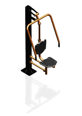 Уличный тренажер "Жим от груди одинарный" УТ 111 в Казани