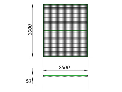 Ограждение спортивной площадки 2500х3000 МАФ 5103 в Казани