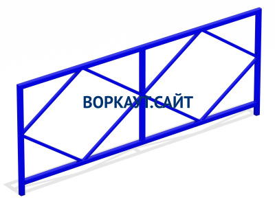 Ограждение площадки МАФ 5001 в Казани