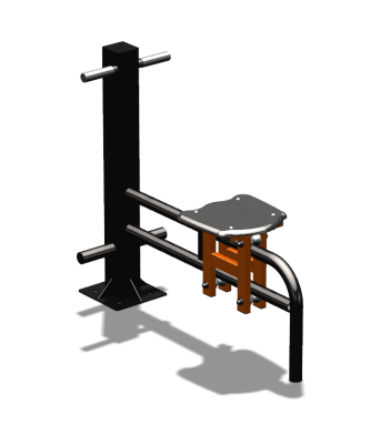 Уличный тренажер "Каталка одинарная" УТ 123 в Казани