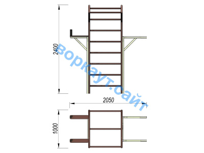 Детский спортивный комплекс 3 в 1 ДСК 3103 в Казани
