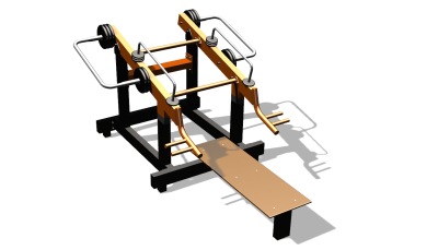 Силовой уличный тренажер  "Жим от груди"  УТ422 в Казани