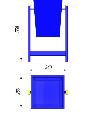 Урна МАФ 1630 в Казани