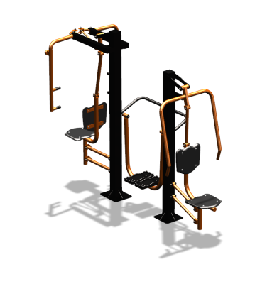 Уличный тренажер "Жим от себя Шагомер Баттерфляй" УТ303 в Казани