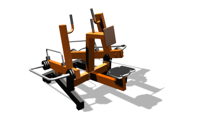 Силовой уличный тренажер  "Рычажная тяга"  УТ419 (тренажер находится на оптимизации у производства  и внешне может отличится от заявленной картинки в Казани