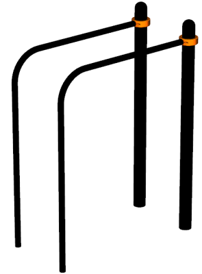 Воркаут брусья приставные ВС-39 в Казани