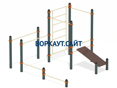 Спортивный комплекс воркаут ВС-43 в Казани