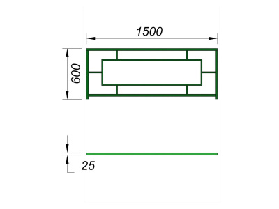 Ограждение площадки МАФ 5000 в Казани