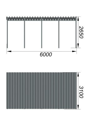 Теневой навес трибун МАФ 4130 в Казани
