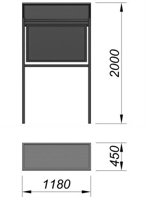 Информационный стенд МАФ 6006 в Казани